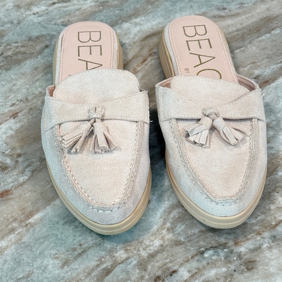 Women’s Beach by MATISSE Tyra suede mule- Natural. Size 8 - Picture 4 of 8